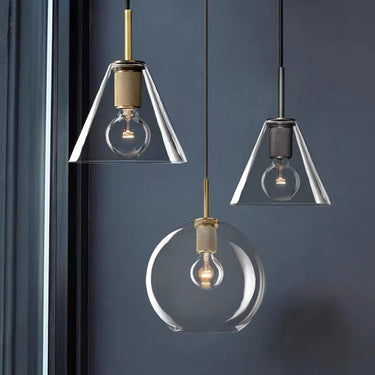 Light Luxury Retro Glass Chandelier